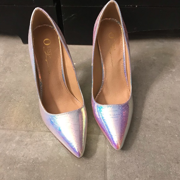Miss Lola Iridescent heels - Picture 2 of 4